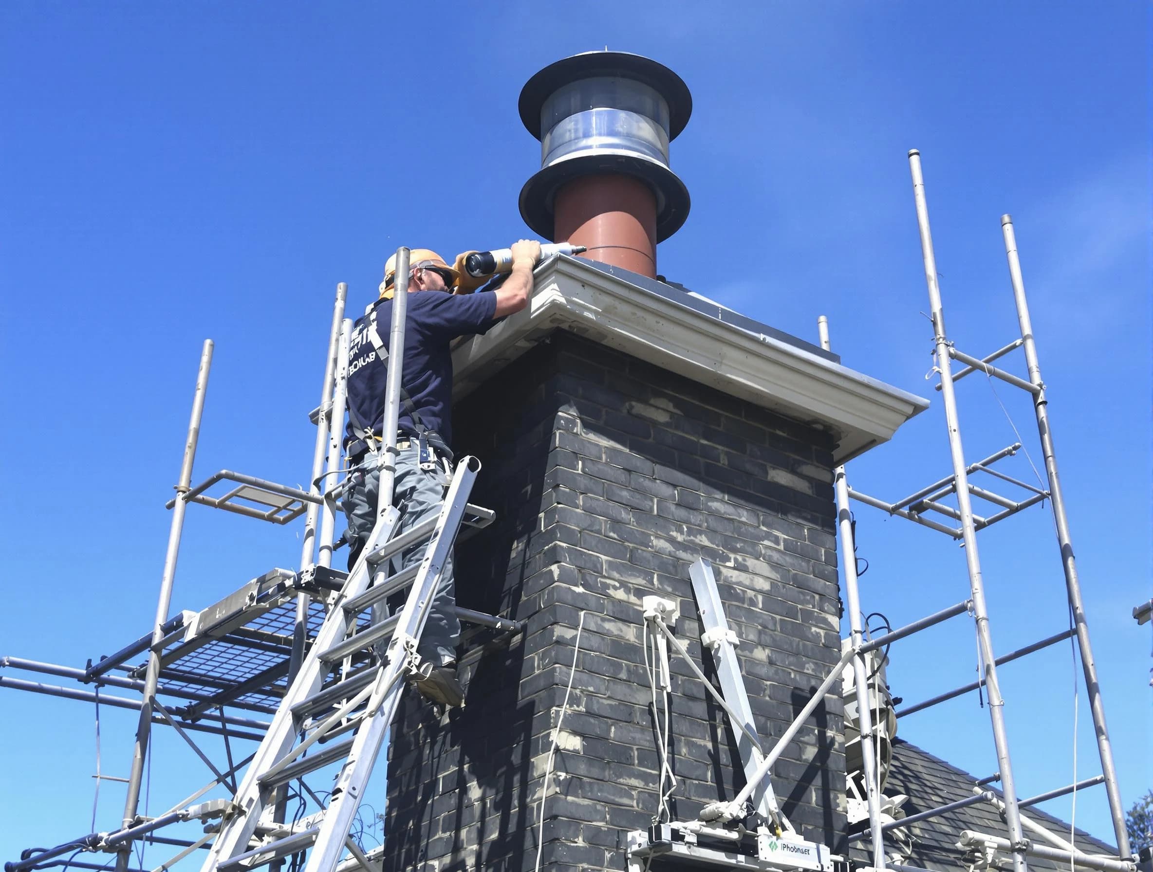 Sturdy chimney crown finished by Jasper Chimney Sweep in Jasper, AL