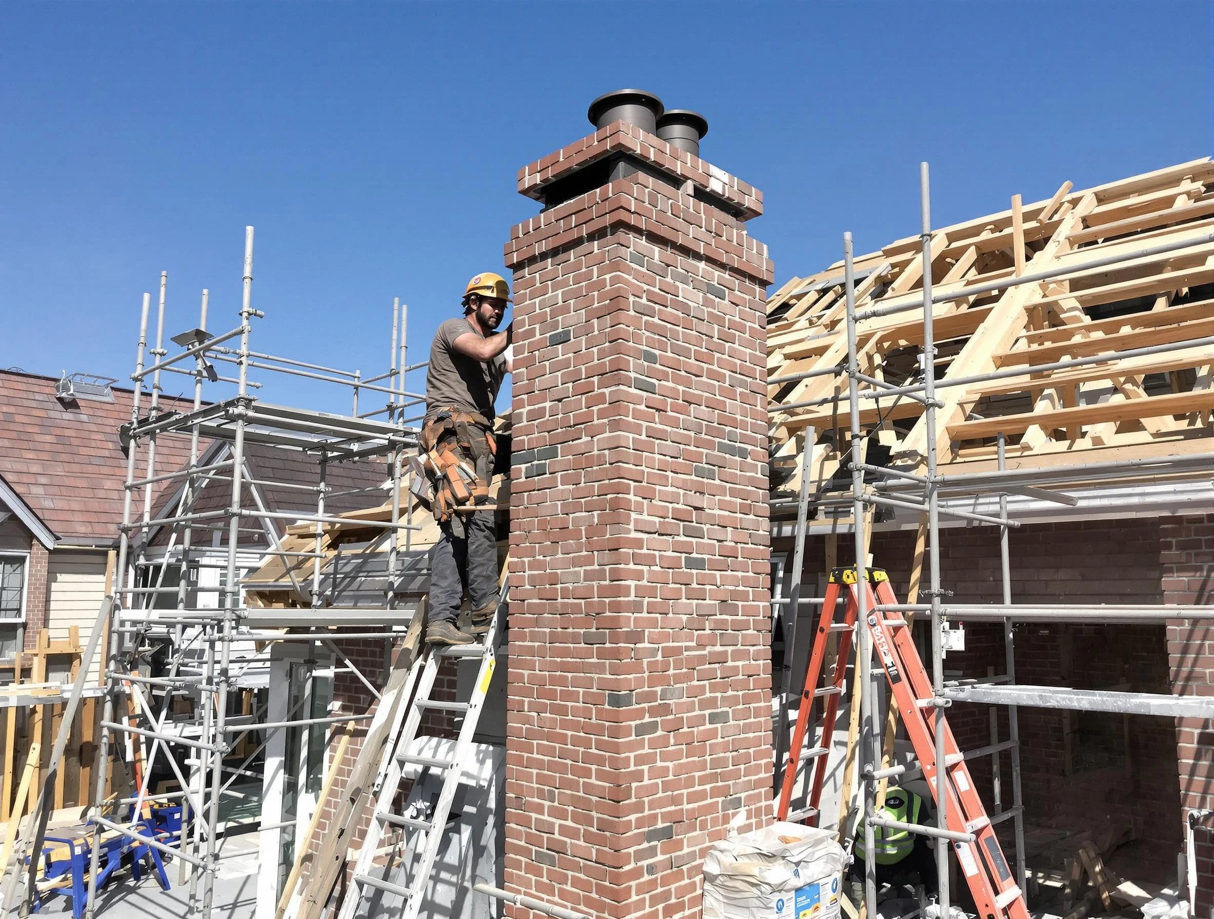 New chimney installation completed by Jasper Chimney Sweep in Jasper, AL
