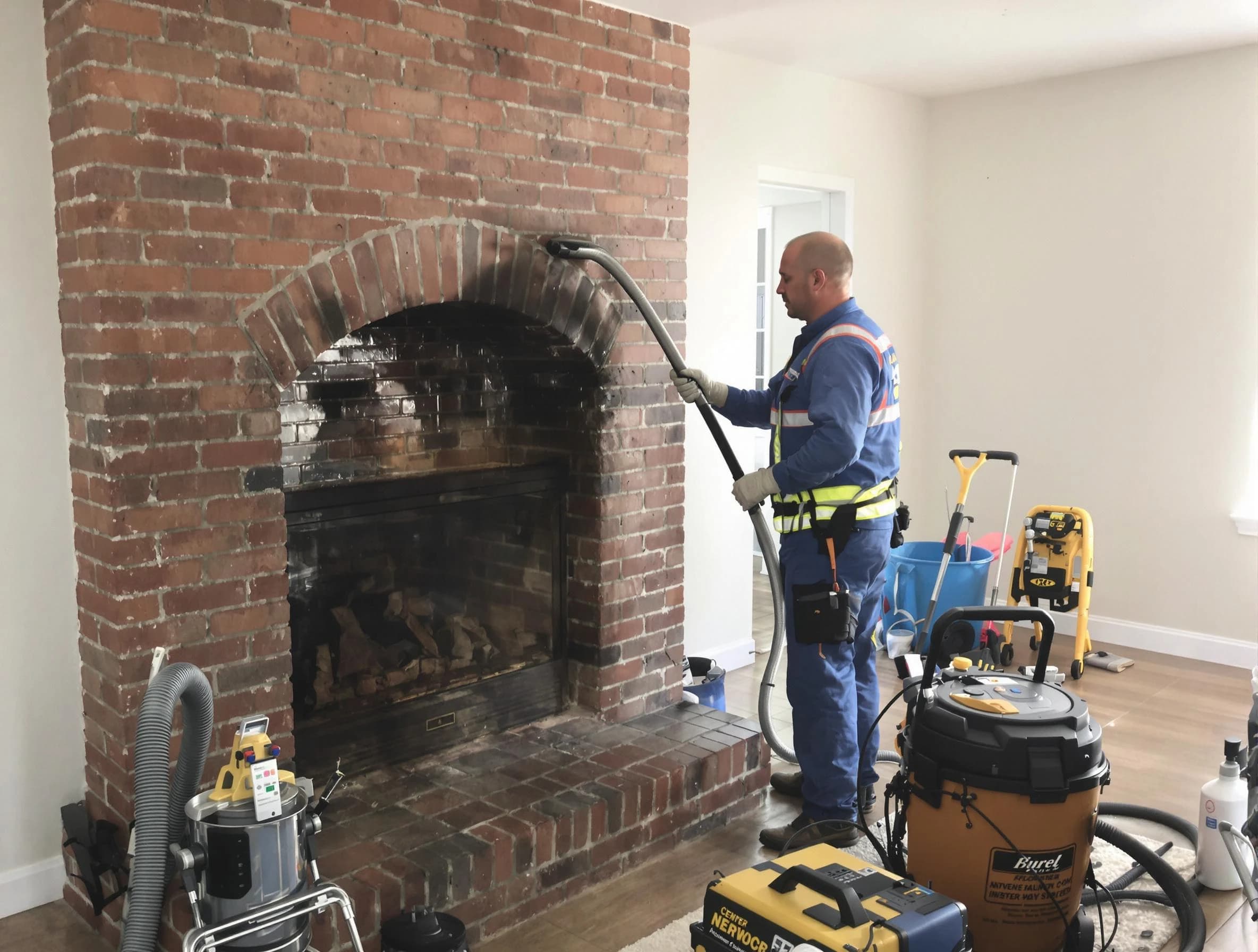 Jasper Chimney Sweep expert performing detailed chimney sweep in Jasper, AL