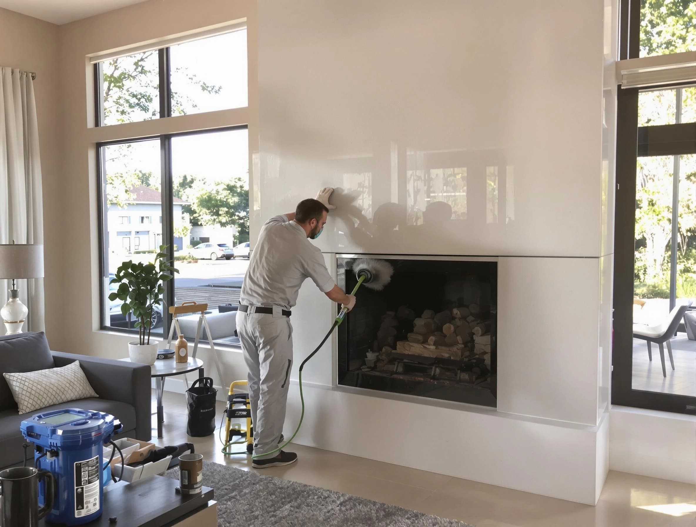 Jasper Chimney Sweep performing thorough soot removal in Jasper, AL