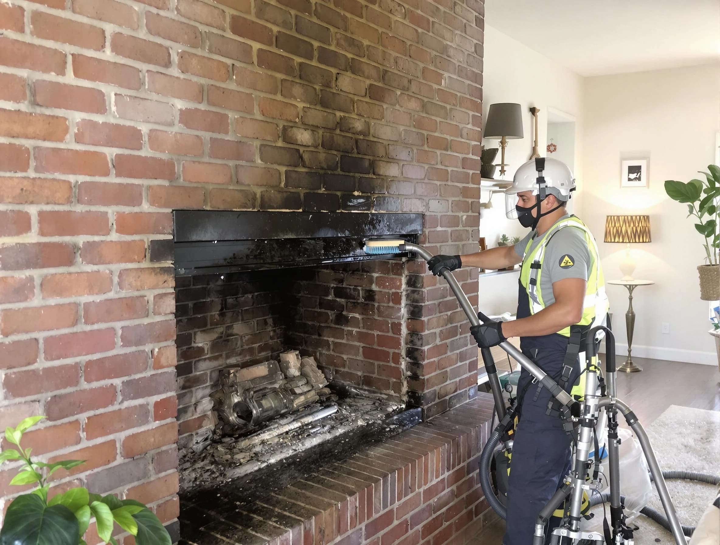 Jasper Chimney Sweep providing fireplace cleaning services in Jasper, AL