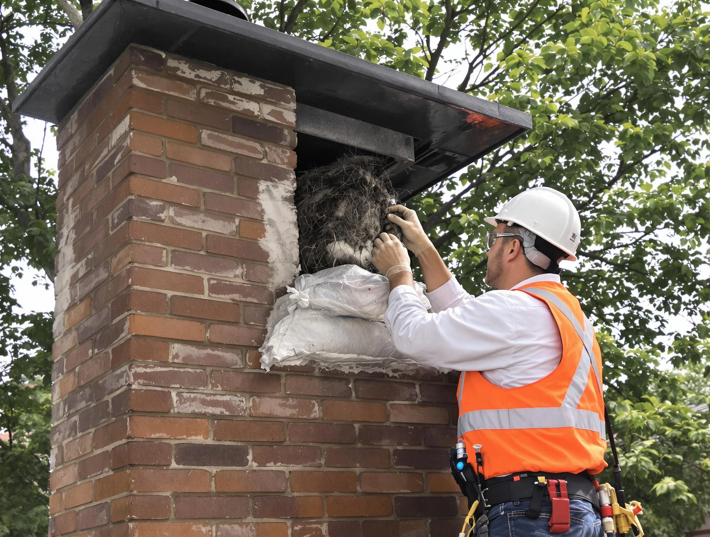 Humane removal of debris and animals by Jasper Chimney Sweep in Jasper, AL