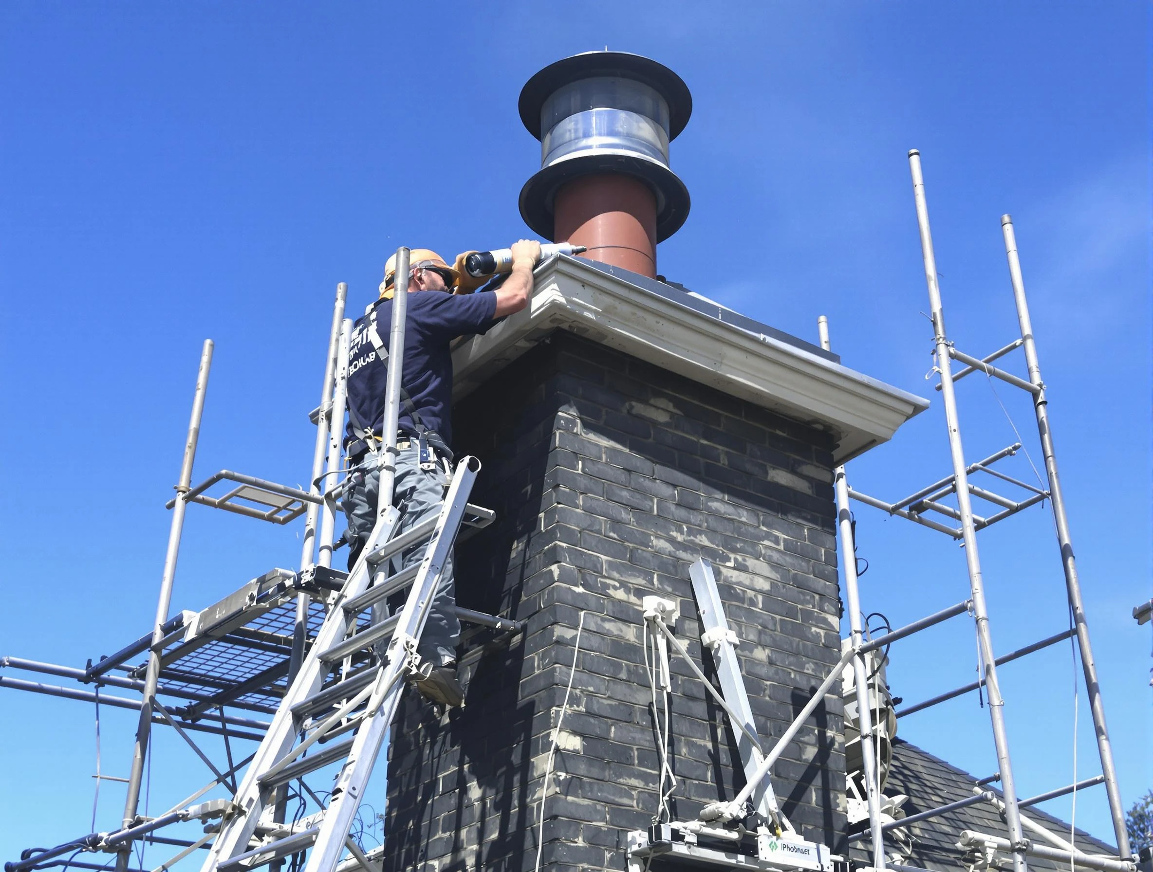 Sturdy chimney crown finished by Jasper Chimney Sweep in Jasper, AL