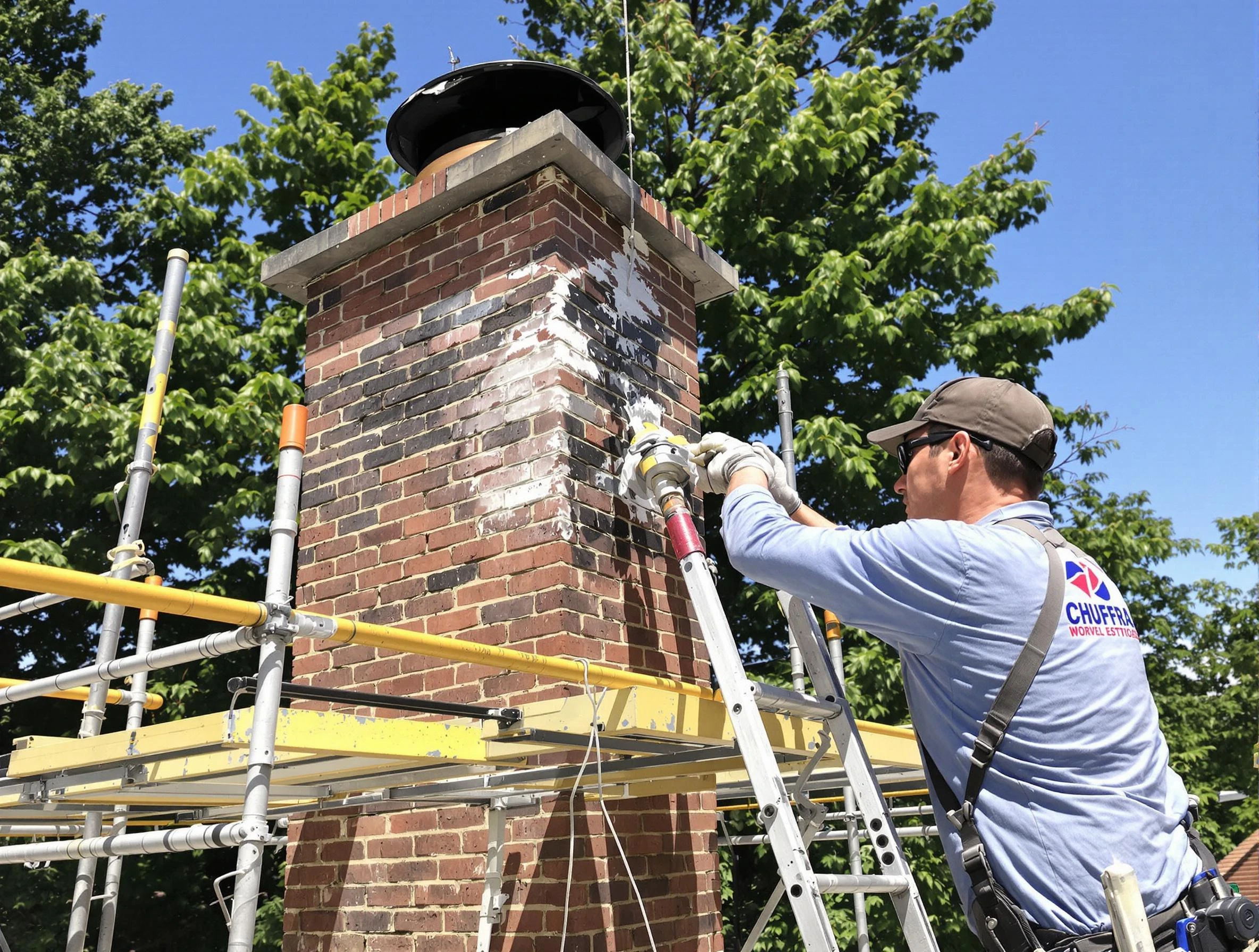 Structural chimney repair by Jasper Chimney Sweep in Jasper, AL