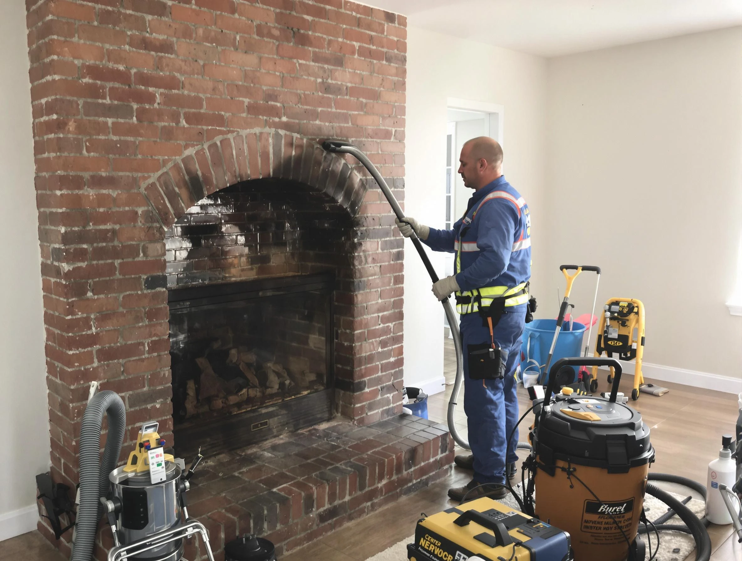 Jasper Chimney Sweep expert performing detailed chimney sweep in Jasper, AL